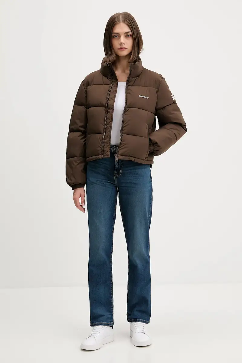 giacca donna colore turchese W4BL20 WGII2 Marrone miniatura 2