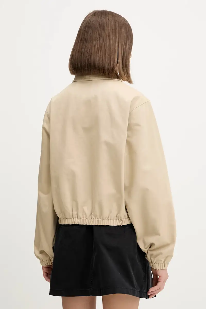 giacca in cotone colore beige W5YL20 WGYN1 miniatura 3