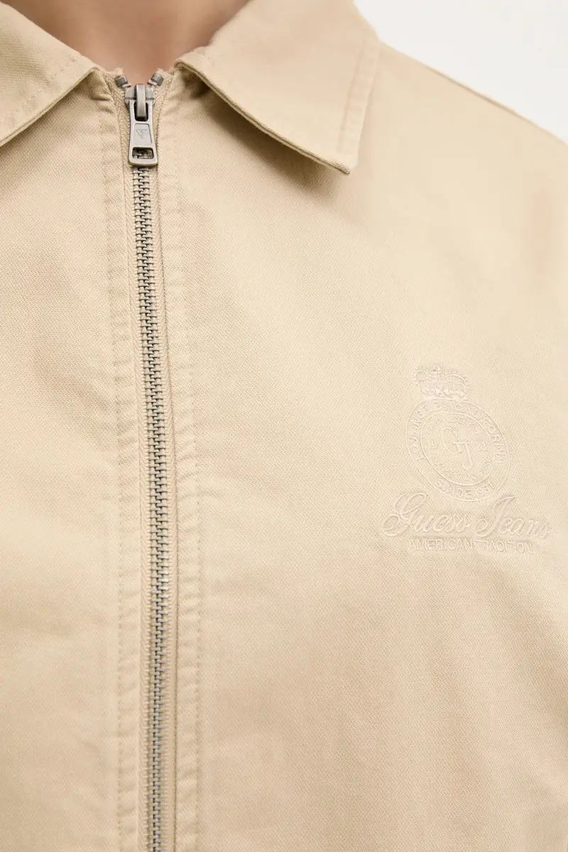 giacca in cotone colore beige W5YL20 WGYN1 miniatura 5