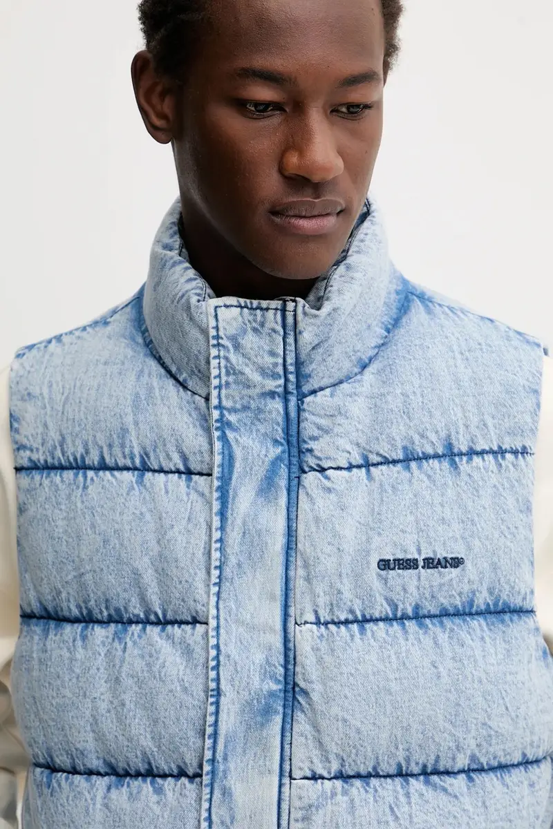 giubbotto di jeans colore blu M5BN81 D6181 miniatura 4