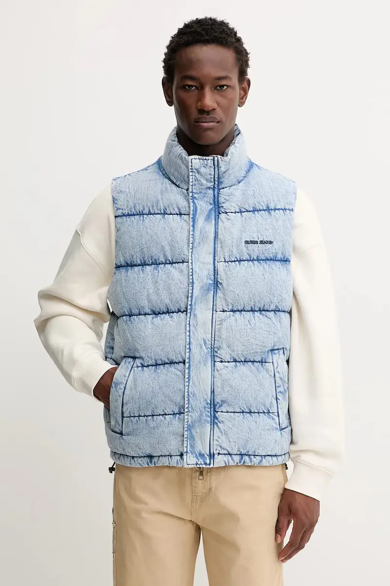 giubbotto di jeans colore blu M5BN81 D6181