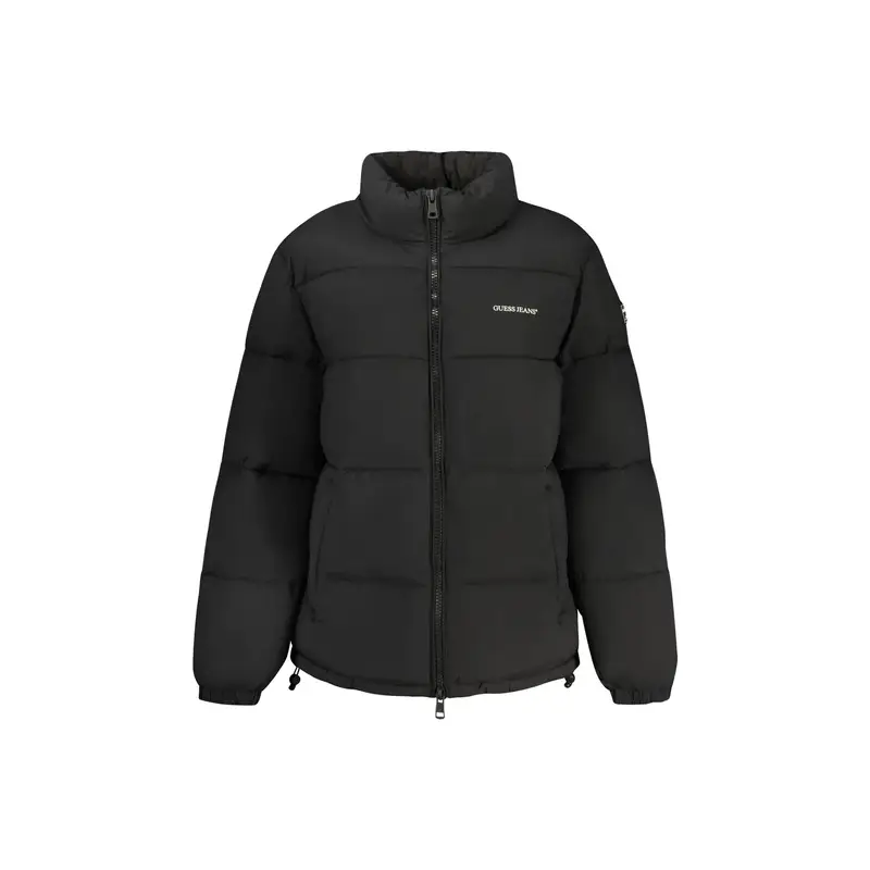 Giubbotto Donna Tasche Stampa Applicazione Logo Nero