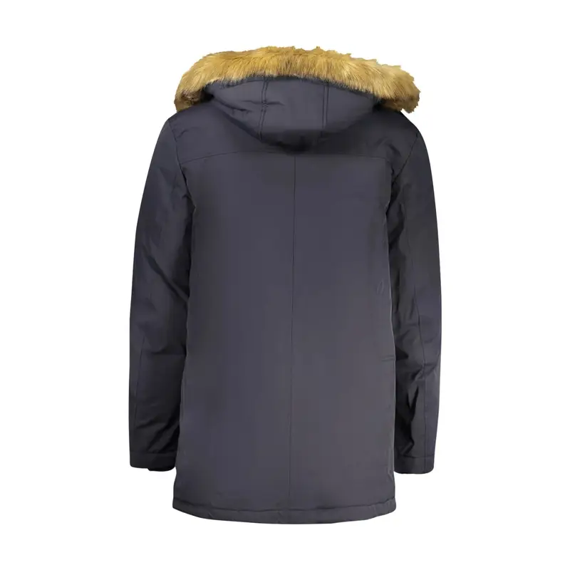 Giubbotto Maniche Lunghe Uomo Blu Zip miniatura 2