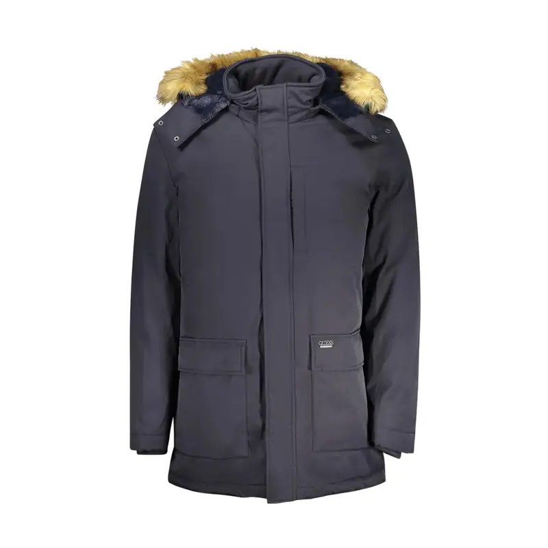 Giubbotto Maniche Lunghe Uomo Blu Zip