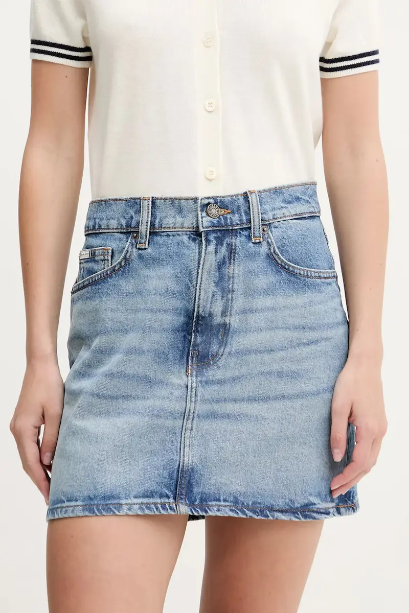 gonna di jeans colore blu W5GD0Q D5M4A