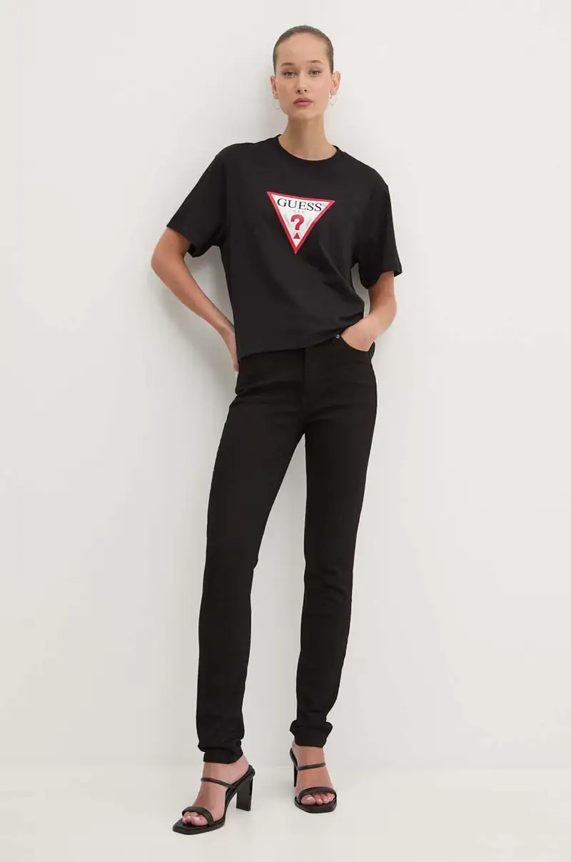 Guess Jeans Jeans Donna Nero 3149992 miniatura 2