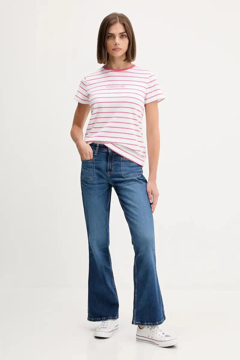 Guess Jeans Jeans Donna Blu 3726042 miniatura 2