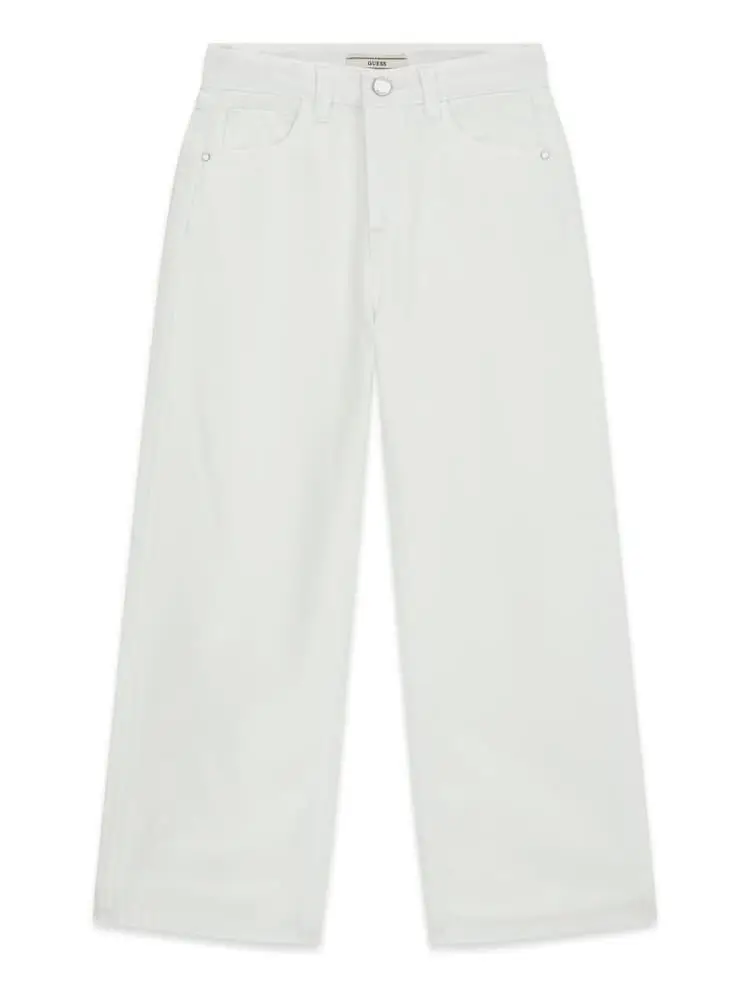 jeans kids/junior in denim bianco