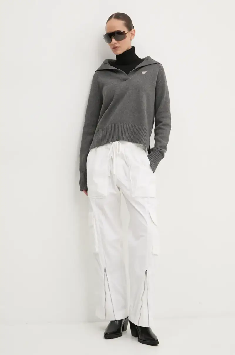 maglione donna colore nero W4BR15 Z3HO2 miniatura 2