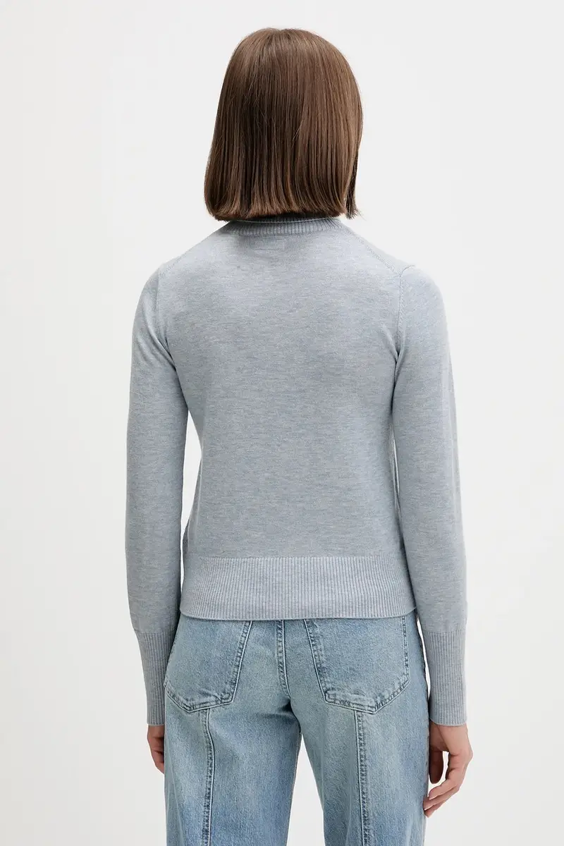 maglione donna colore nero W4BR15 Z3HO2 Blu miniatura 3