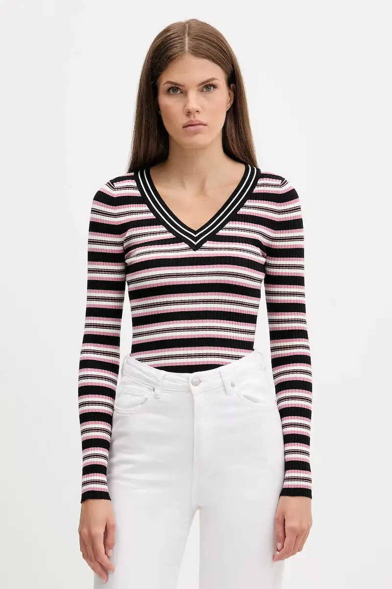 maglione donna colore nero W5BR05 Z3P32