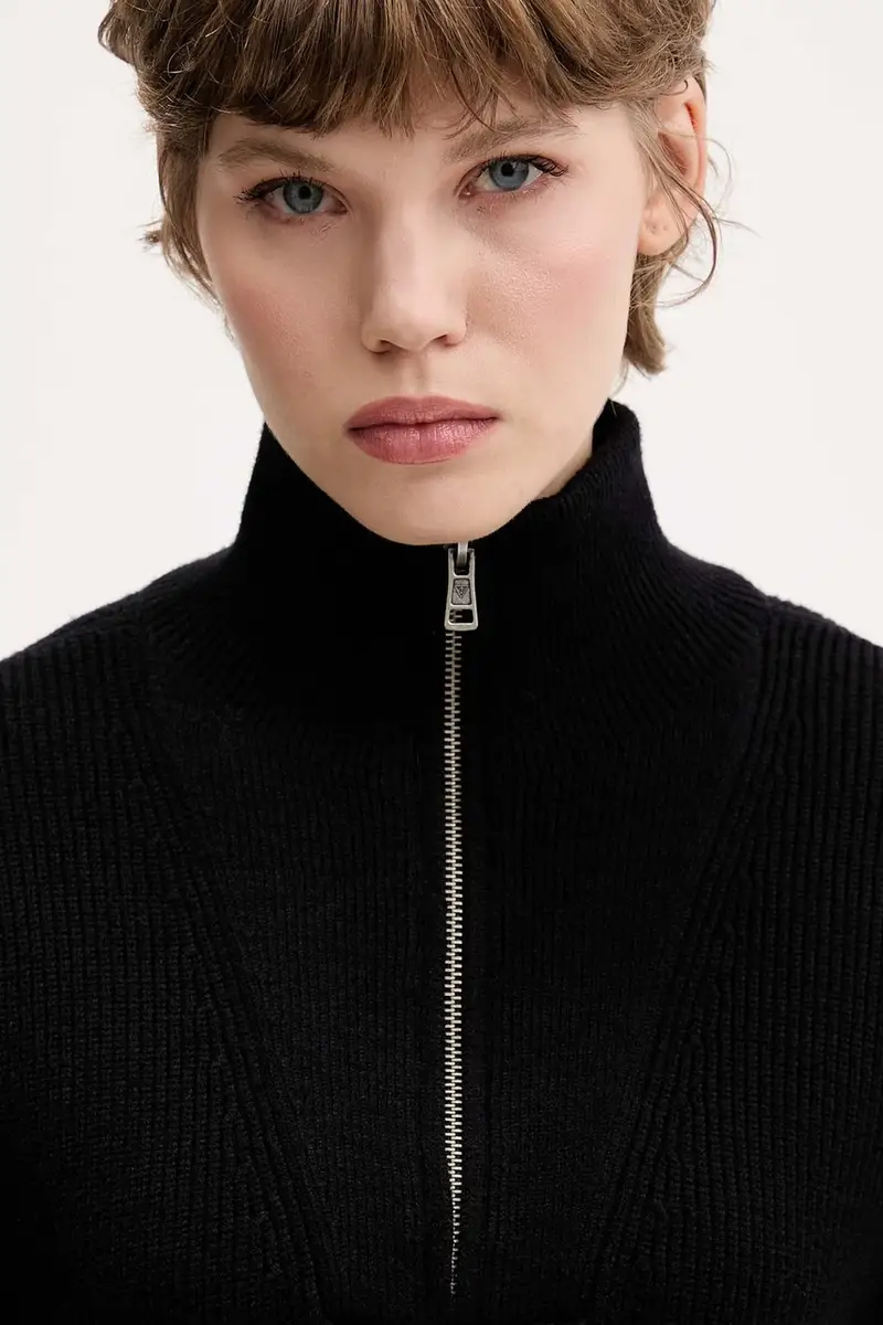 maglione donna colore nero W5BR07 Z0572 miniatura 4