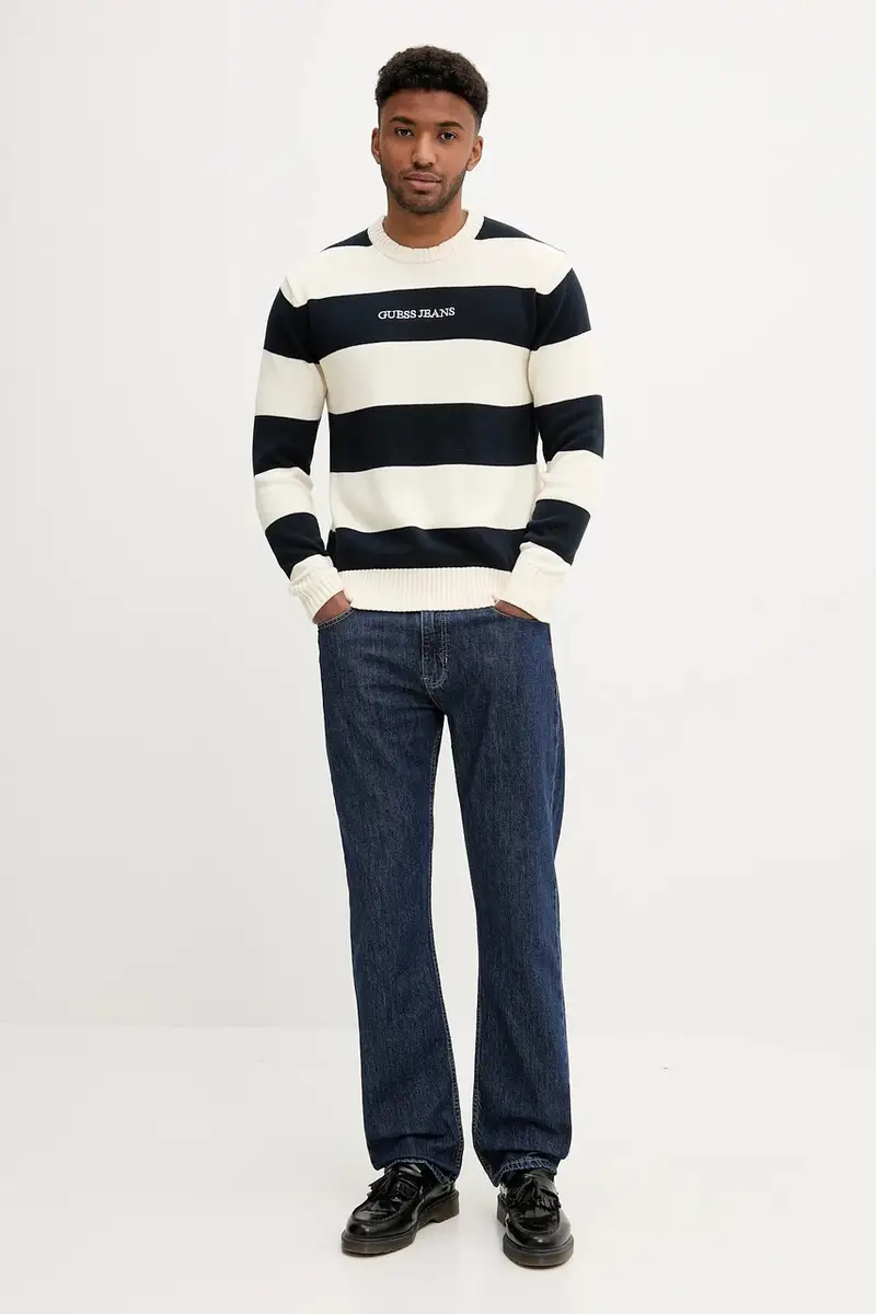 maglione in cotone Beige miniatura 2