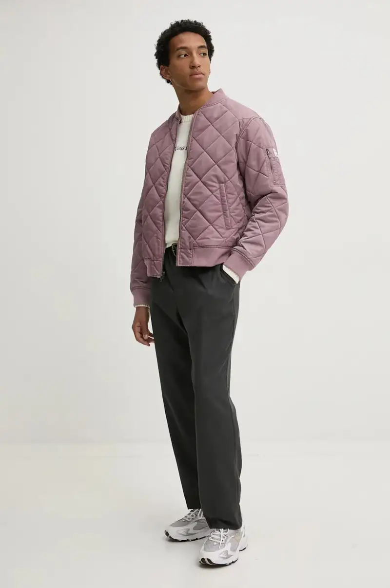 maglione in cotone colore beige M4BR31 Z3HM1 miniatura 2