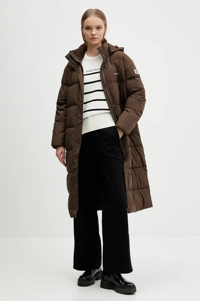 maglione in cotone donna colore beige W5BR03 Z3HM1 miniatura 2