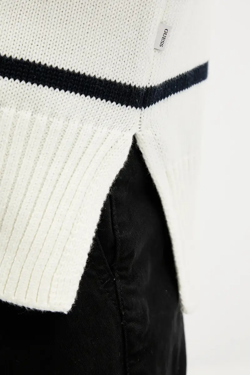 maglione in cotone donna colore beige W5BR03 Z3HM1 miniatura 5