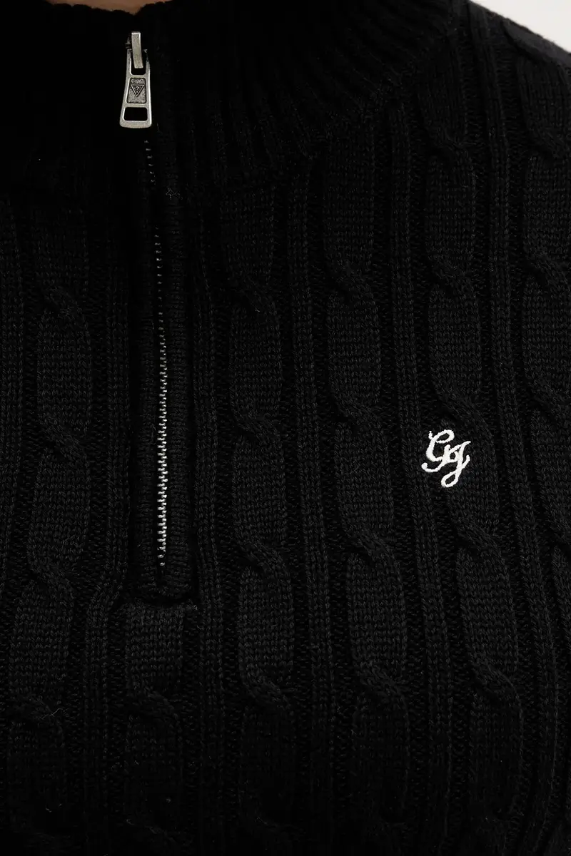 maglione in cotone donna colore nero W5BR13 Z3HM1 miniatura 5