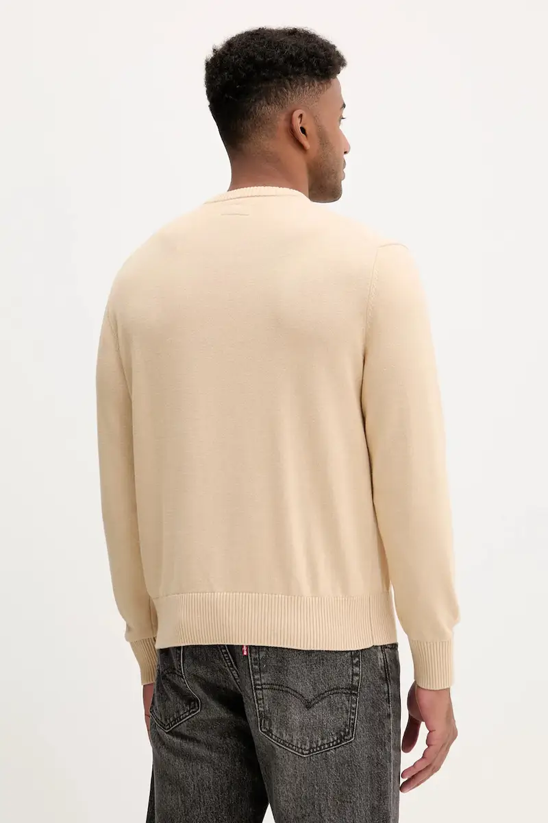 maglione in cotone uomo colore beige M5YR18 Z3HM1 miniatura 3