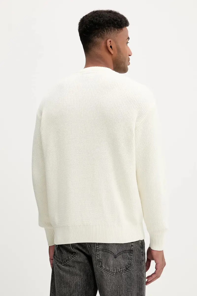 maglione in cotone uomo colore beige M5YR25 Z3HM1 miniatura 3