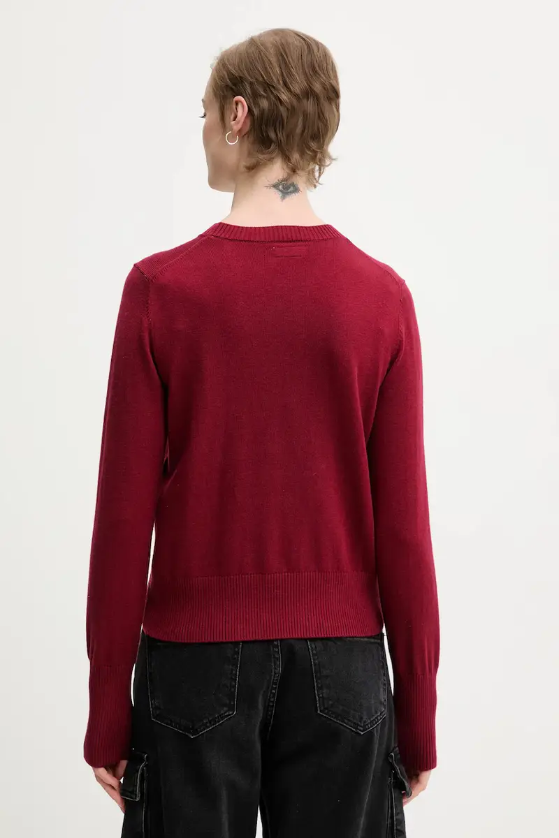 maglione in misto lana donna colore blu W4BR83 Z3HO2 Granata miniatura 2