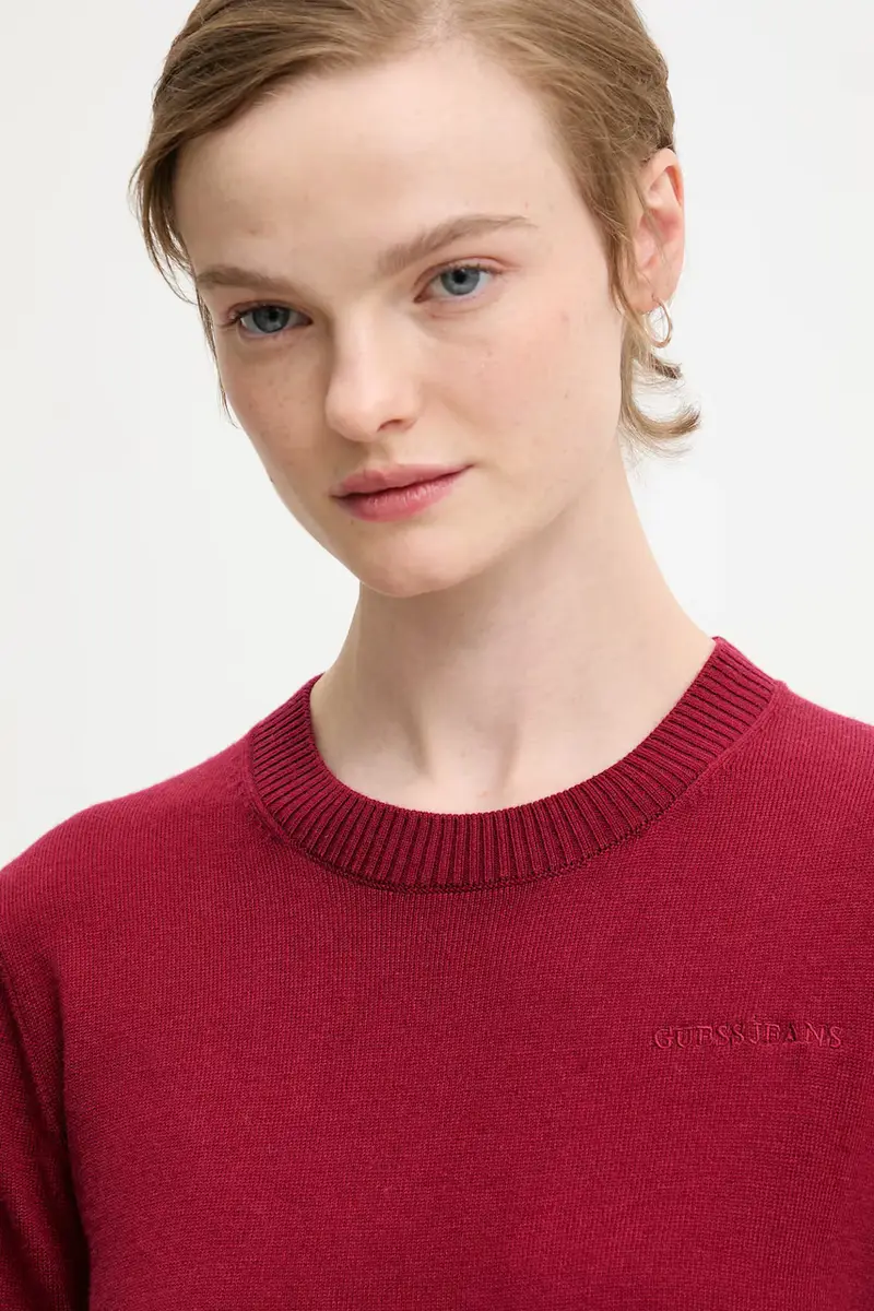 maglione in misto lana donna colore blu W4BR83 Z3HO2 Granata miniatura 3