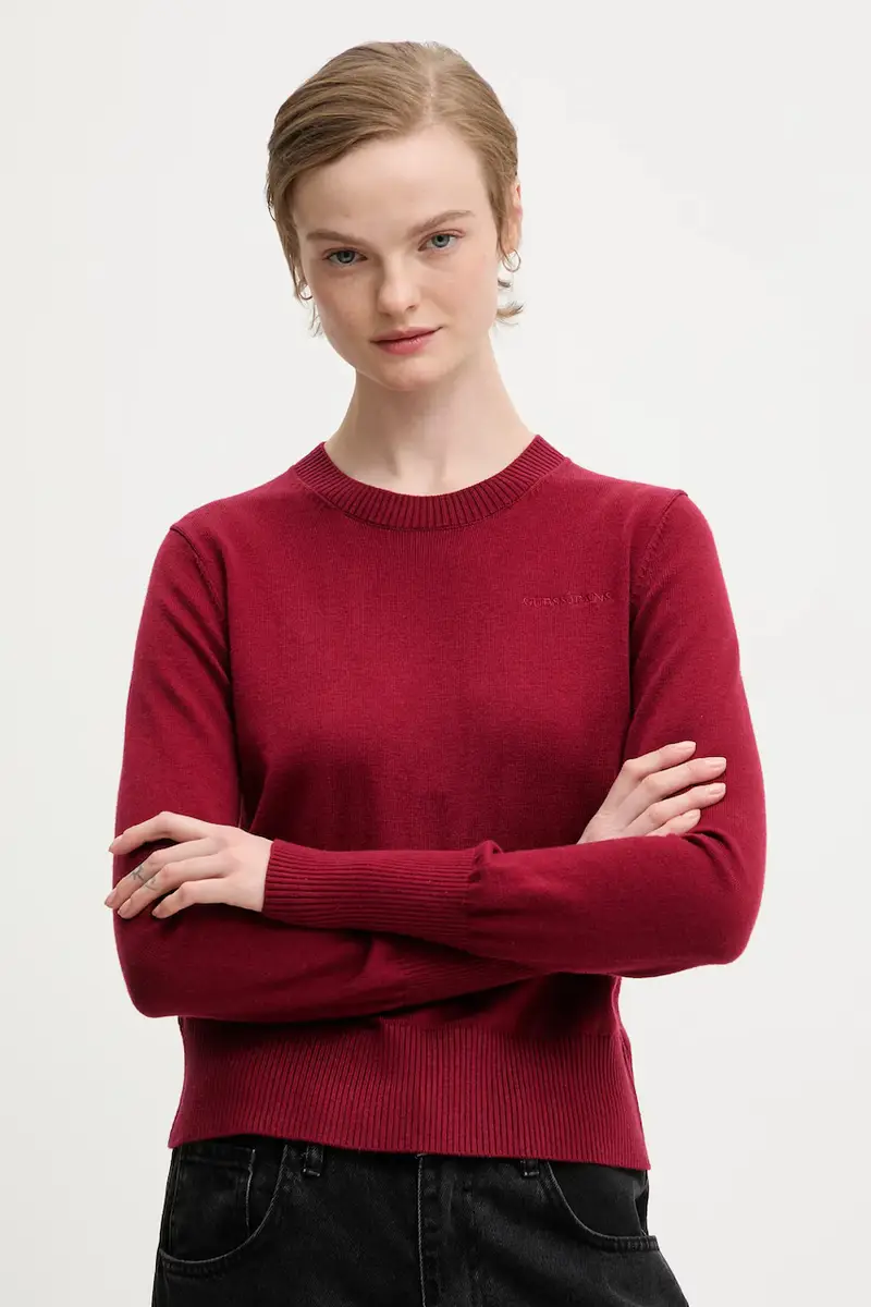 maglione in misto lana donna colore blu W4BR83 Z3HO2 Granata