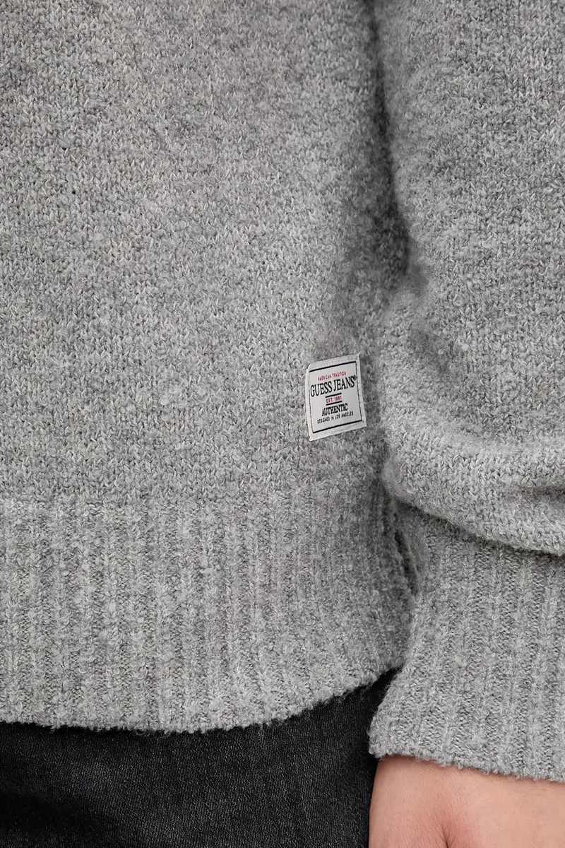 maglione uomo colore grigio M5BR03 Z0292 miniatura 5