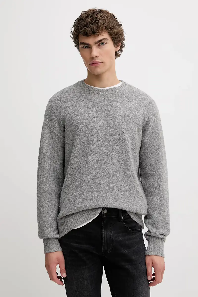 maglione uomo colore grigio M5BR03 Z0292