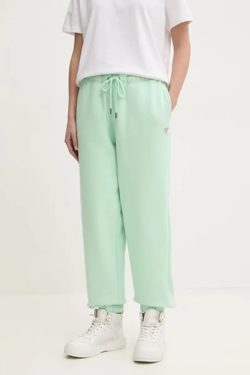 pantaloni della tuta colore verde W4YB33 KC811