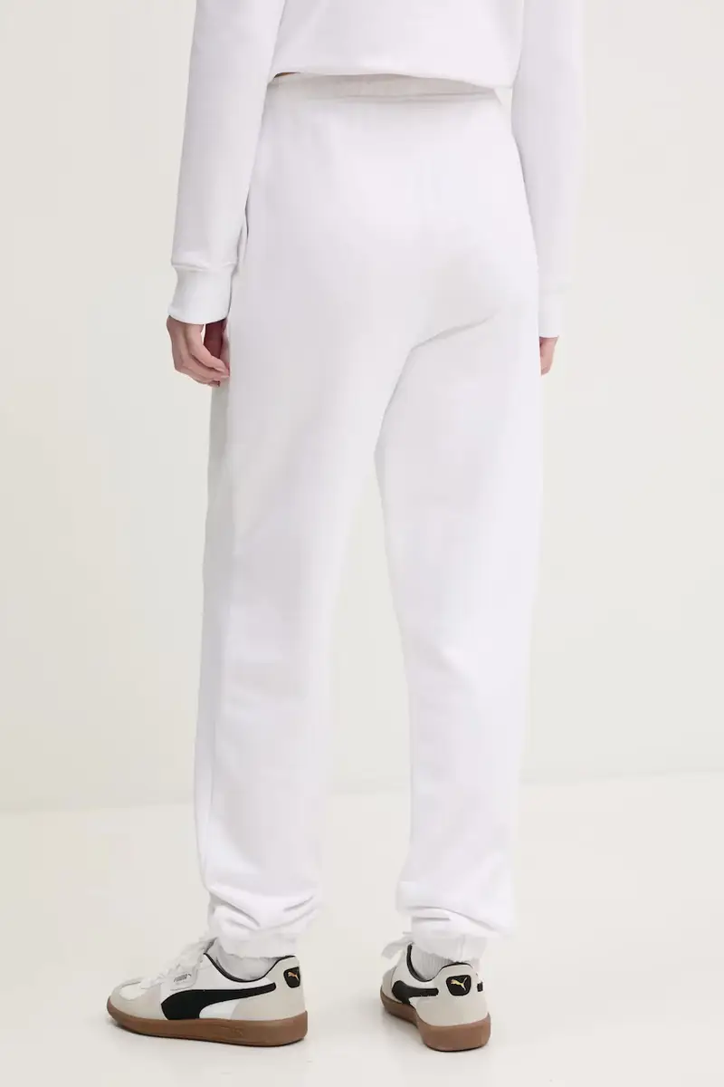 pantaloni della tuta di cotone donna colore bianco W5RB63 K68I4 miniatura 3