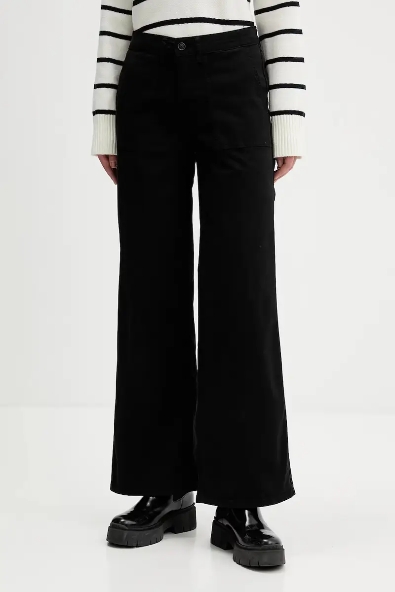 pantaloni donna colore nero W5GB40 WGB51