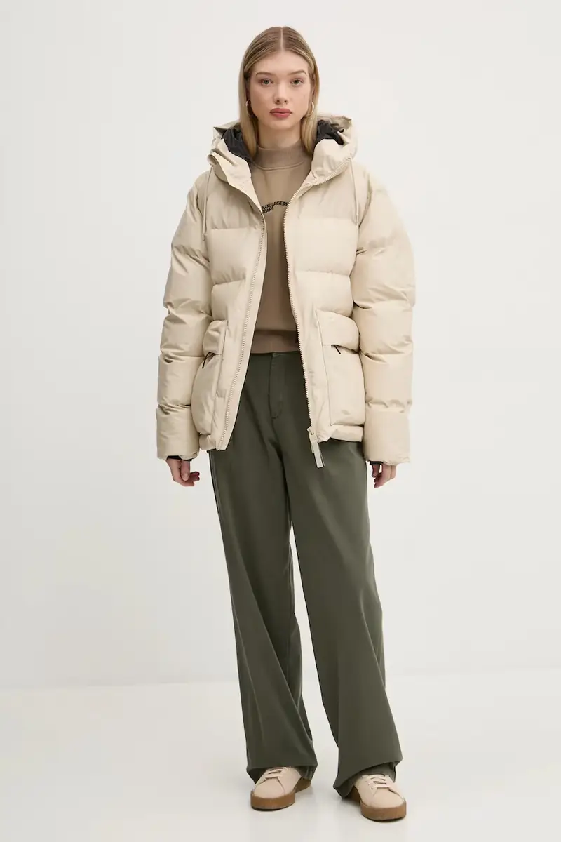 pantaloni in cotone colore verde W4BB44 WGCV2 miniatura 2