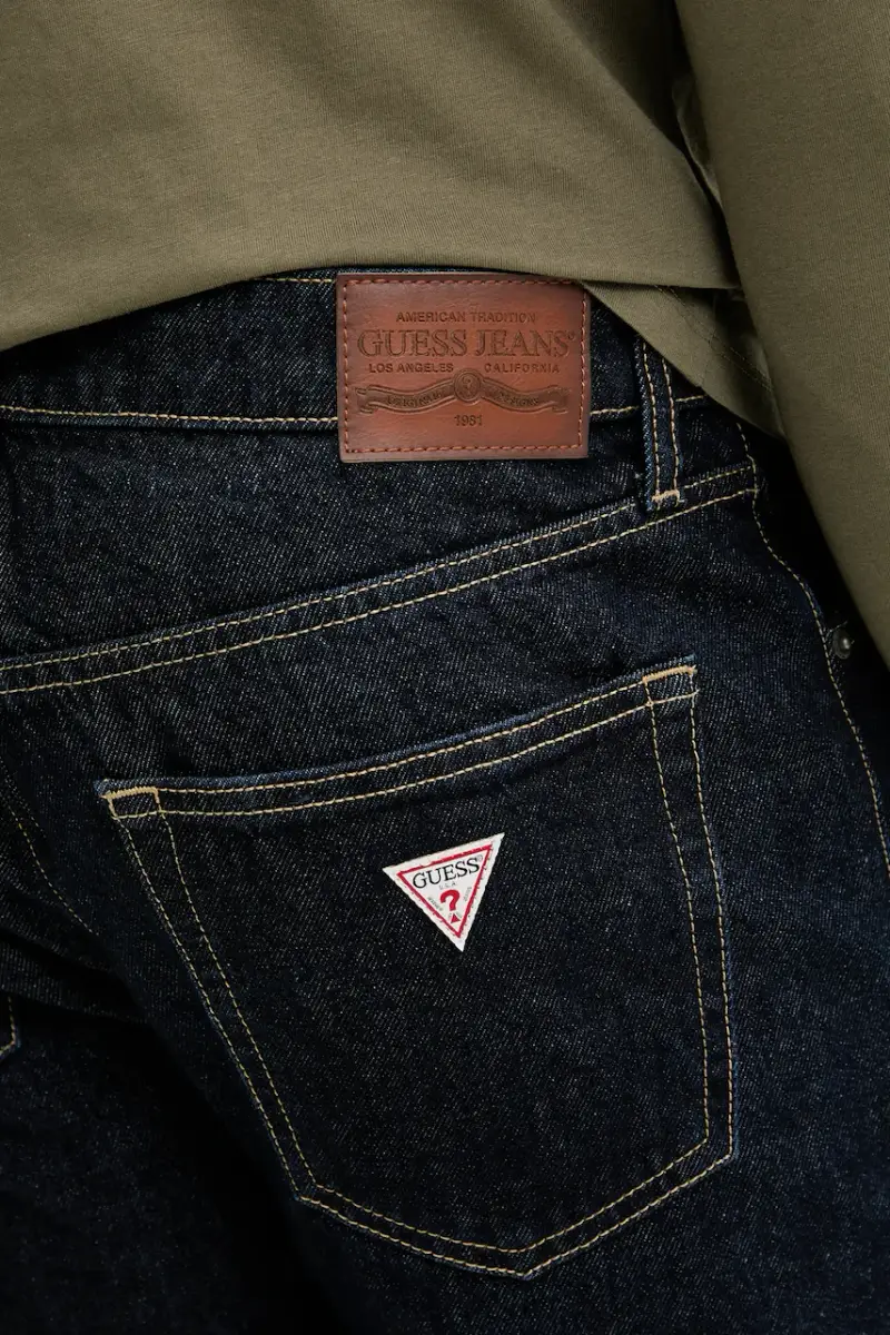 pantaloni in cotone uomo colore blu navy M4BA80 D5HS1 miniatura 4