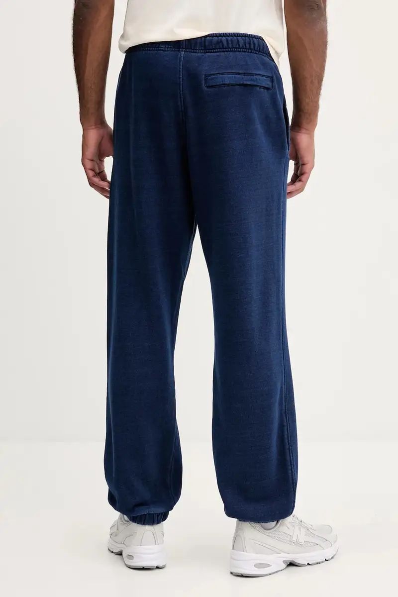 pantaloni tuta di cotone uomo colore blu M5YB74 KCXQ1 miniatura 3