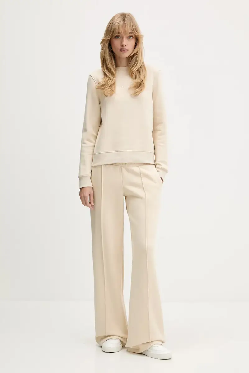 pantaloni tuta donna colore beige W5BB04 KC811 miniatura 2