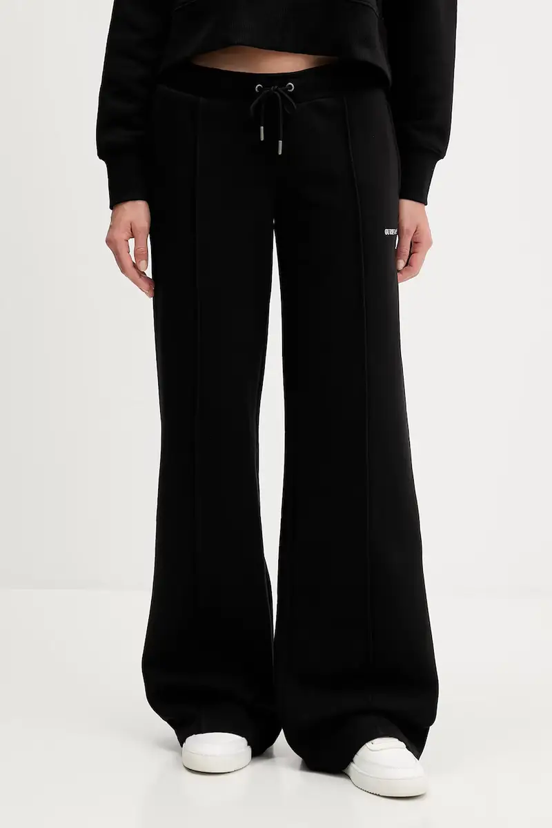 pantaloni tuta donna colore nero W5BB04 KC811