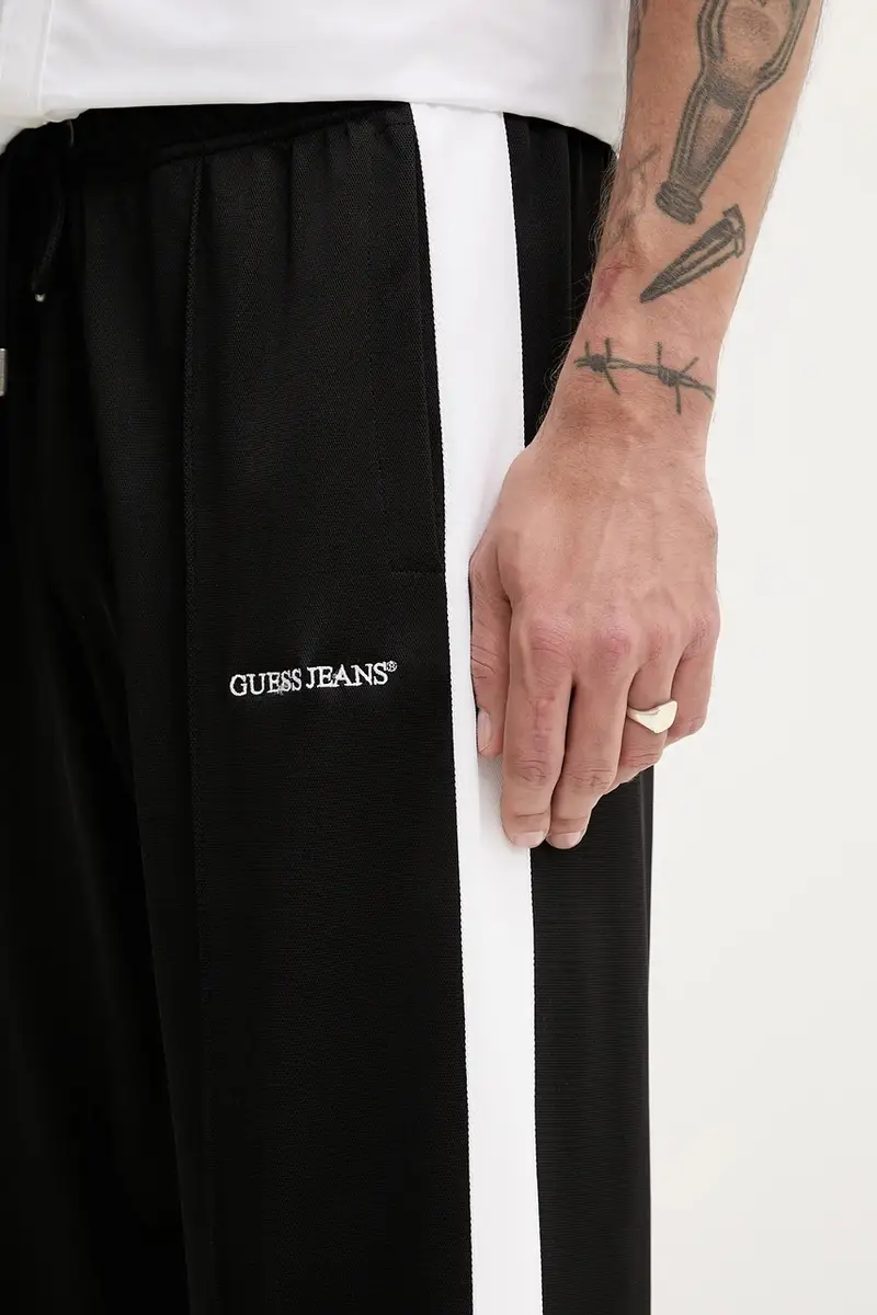 pantaloni tuta uomo colore nero M5GB58 KB212 miniatura 4