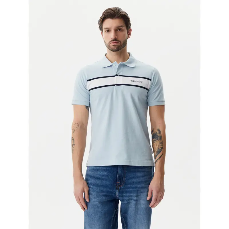 Guess Jeans Polo Azzurro 3216171