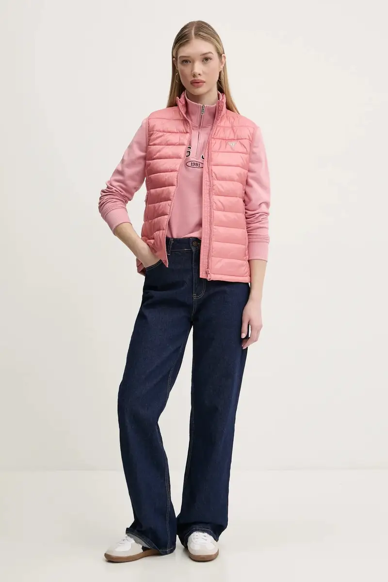 smanicato donna colore rosa W5RN55 WHAB2 miniatura 2