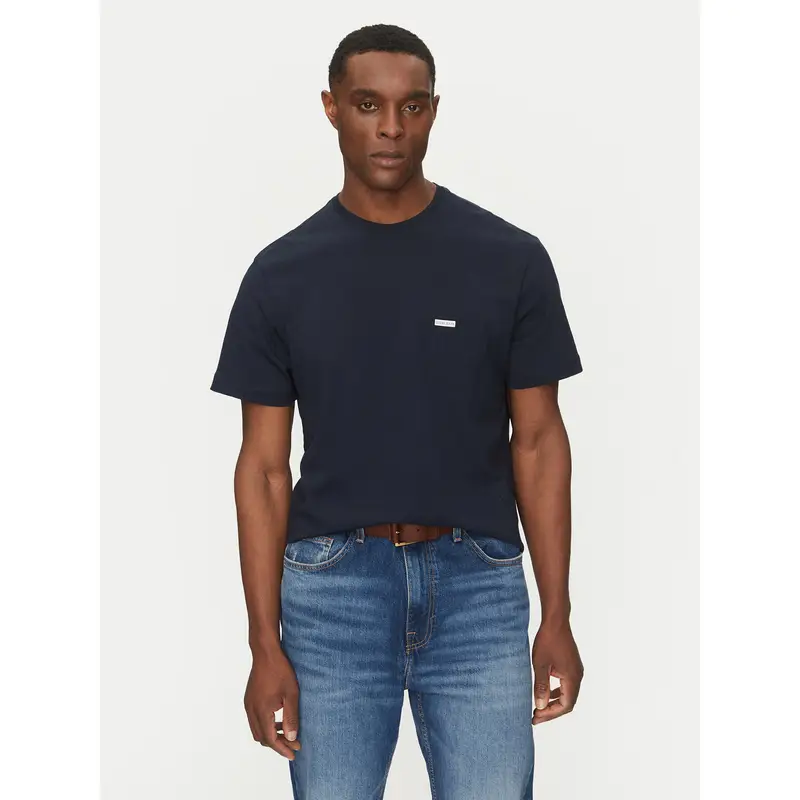 T-shirt M5RI74 K8FQ4 Blu scuro Regular Fit