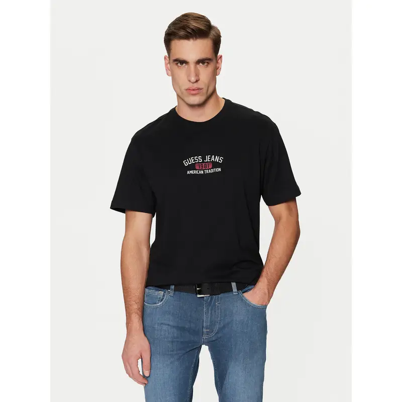 T-shirt M5RI77 K8FQ4 Nero Regular Fit