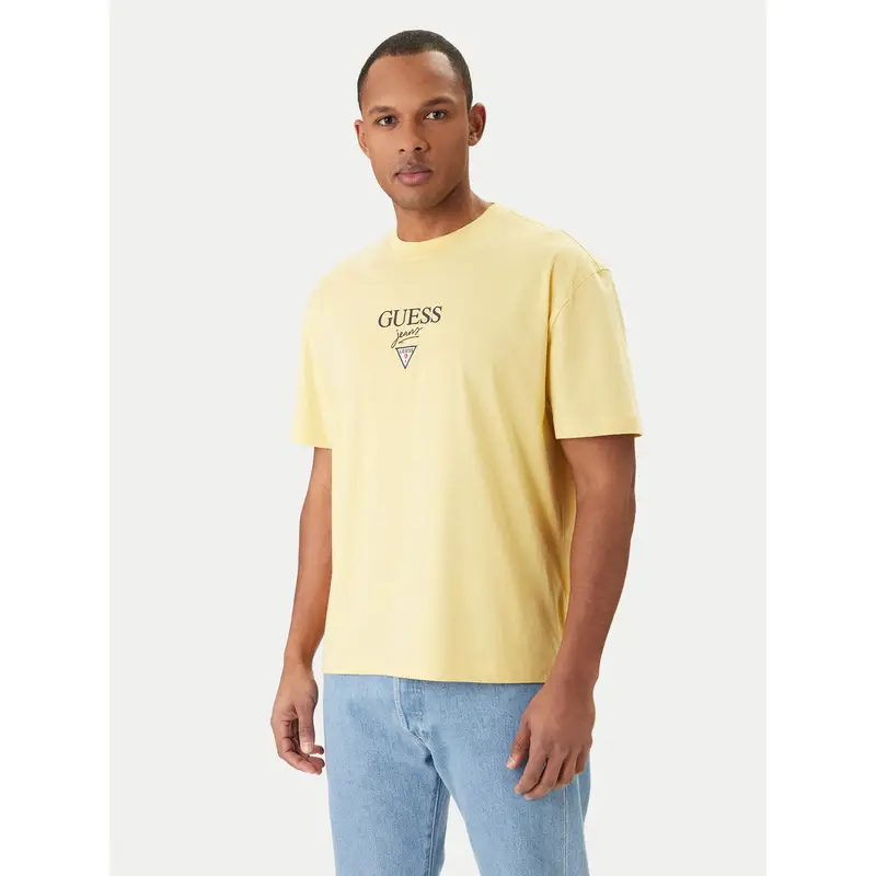 T-shirt M6RI45 K8HM0 Giallo Oversize