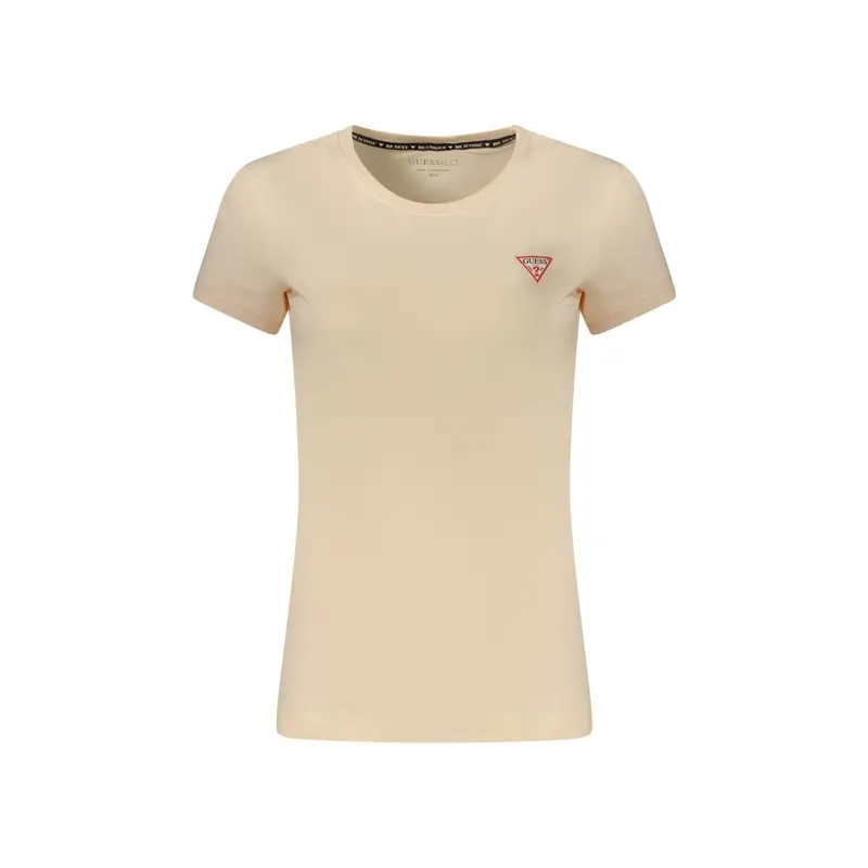 T-Shirt Maniche Corte Donna Rosa Logo