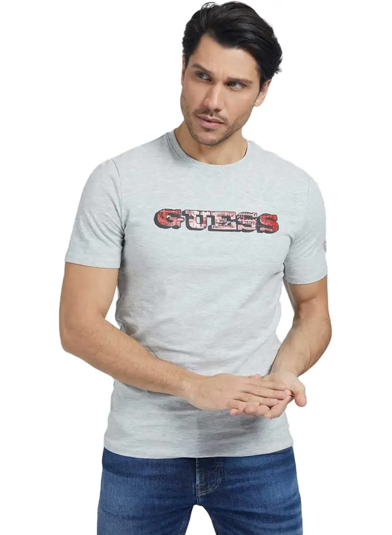 Guess Jeans T-shirt Uomo Grigio 3803840