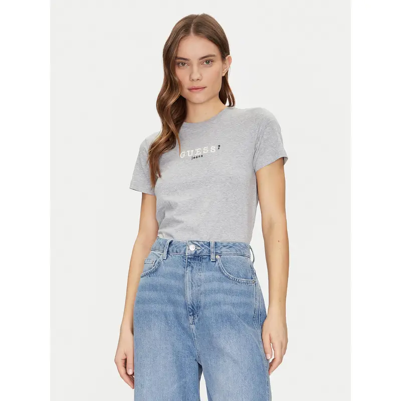 T-shirt W5RI54 J1314 Grigio Regular Fit