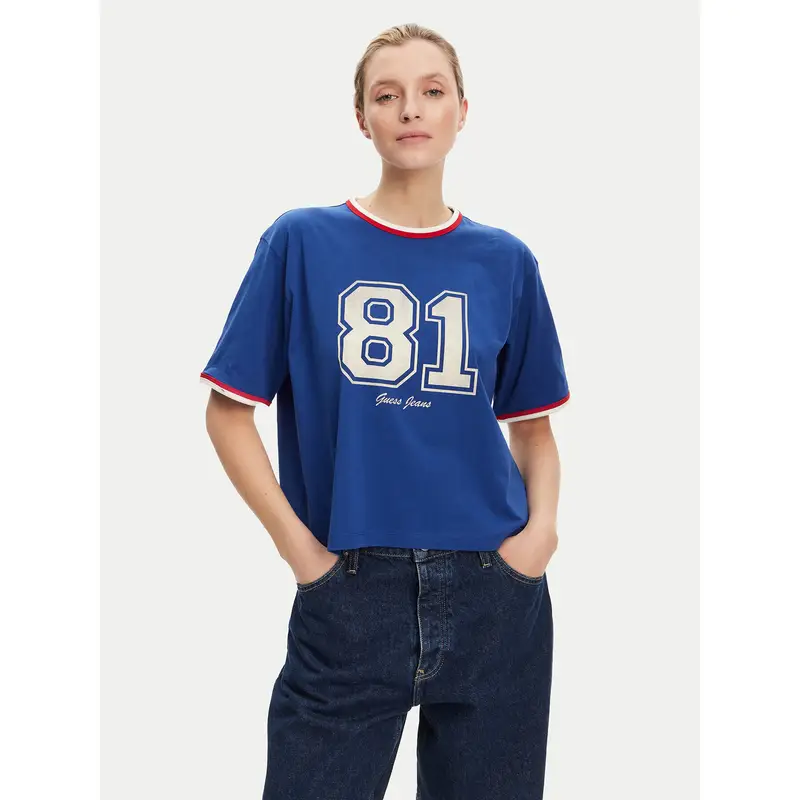 T-shirt W5YI19 K8HM0 Blu Regular Fit