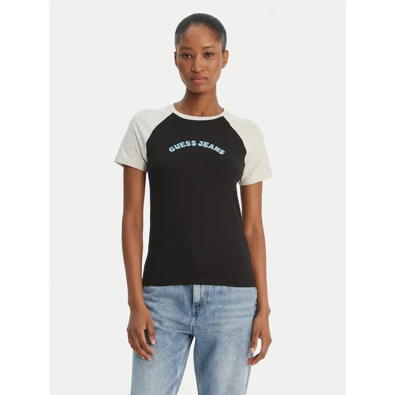 T-shirt W6GIB0 J1314 Nero Regular Fit