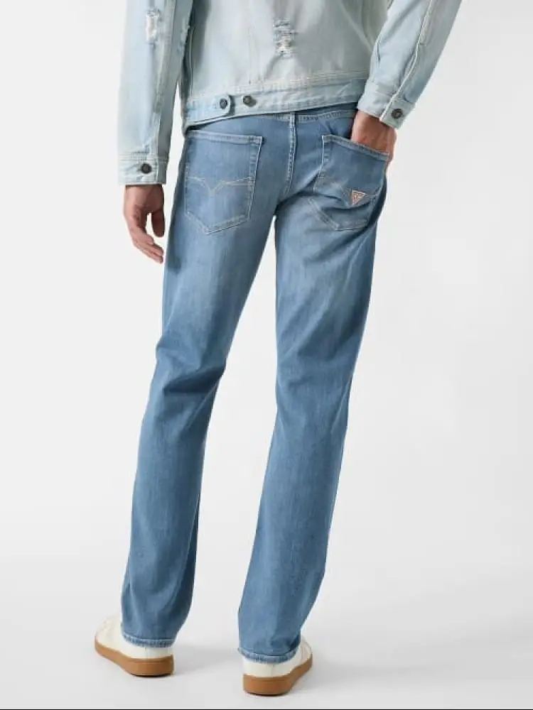 jeans uomo finnley skinny blu chiaro miniatura 2