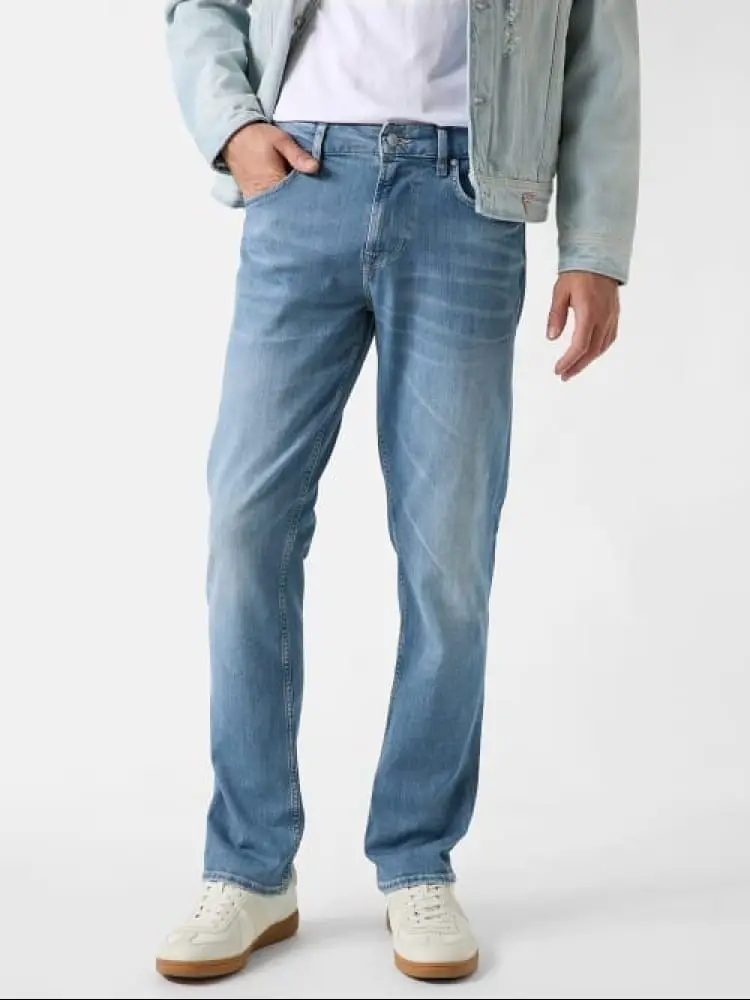 jeans uomo finnley skinny blu chiaro