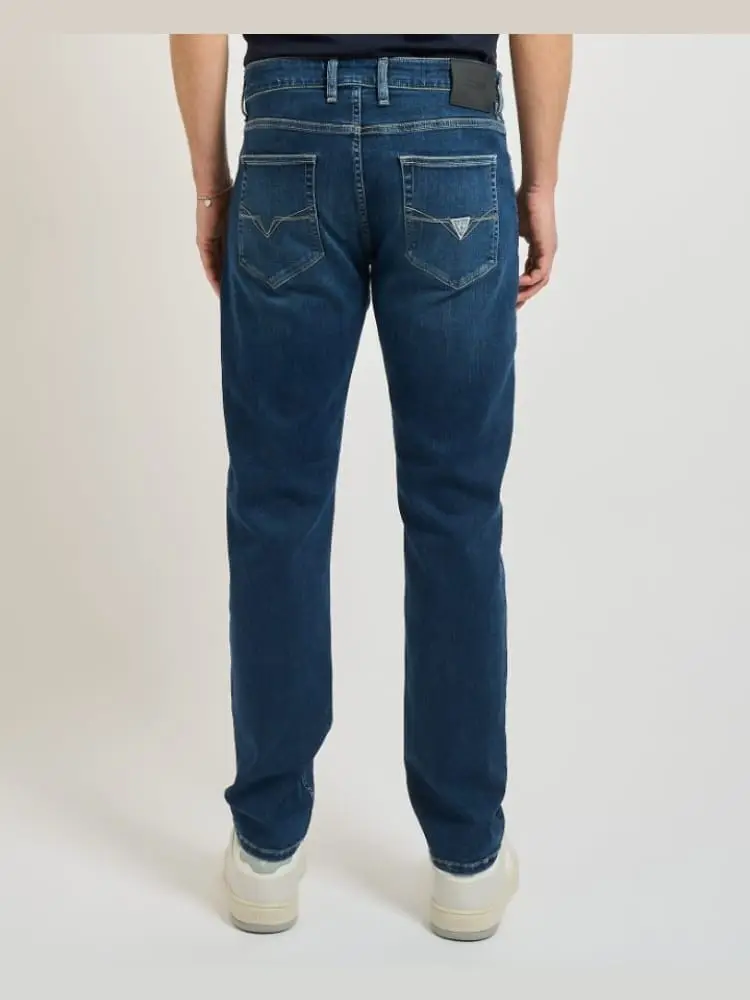 jeans uomo finnley skinny blu medio miniatura 2